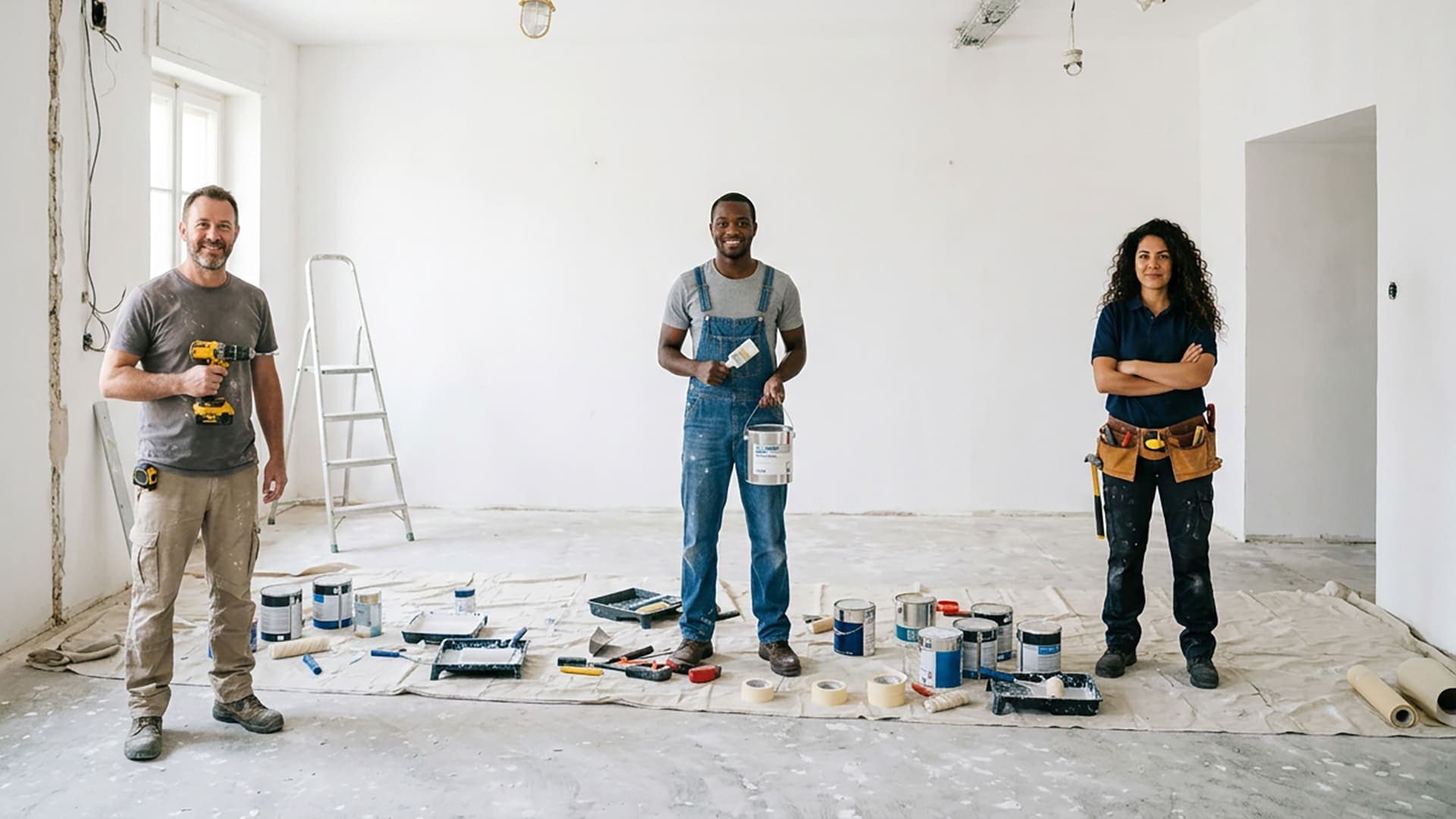 Site web pour artisan rénovation et bâtiment — template CStudio